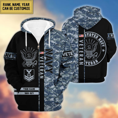 U.S. Veteran Zip Hoodie HB141203 | Patriotic Gift
