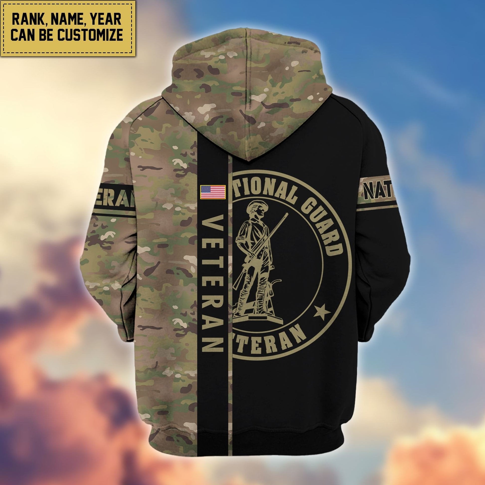 U.S. Veteran Zip Hoodie HB141203 | Patriotic Gift