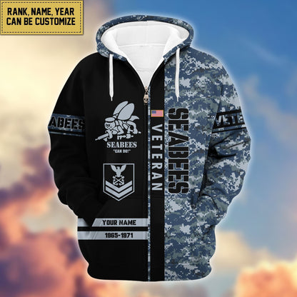 U.S. Veteran Zip Hoodie HB141203 | Patriotic Gift