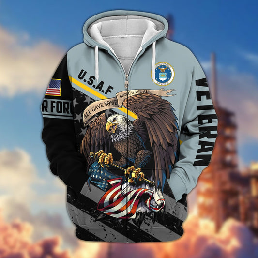 U.S. Veteran Zip Hoodie | Patriotic Gift