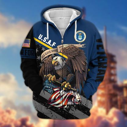 U.S. Veteran Zip Hoodie | Patriotic Gift