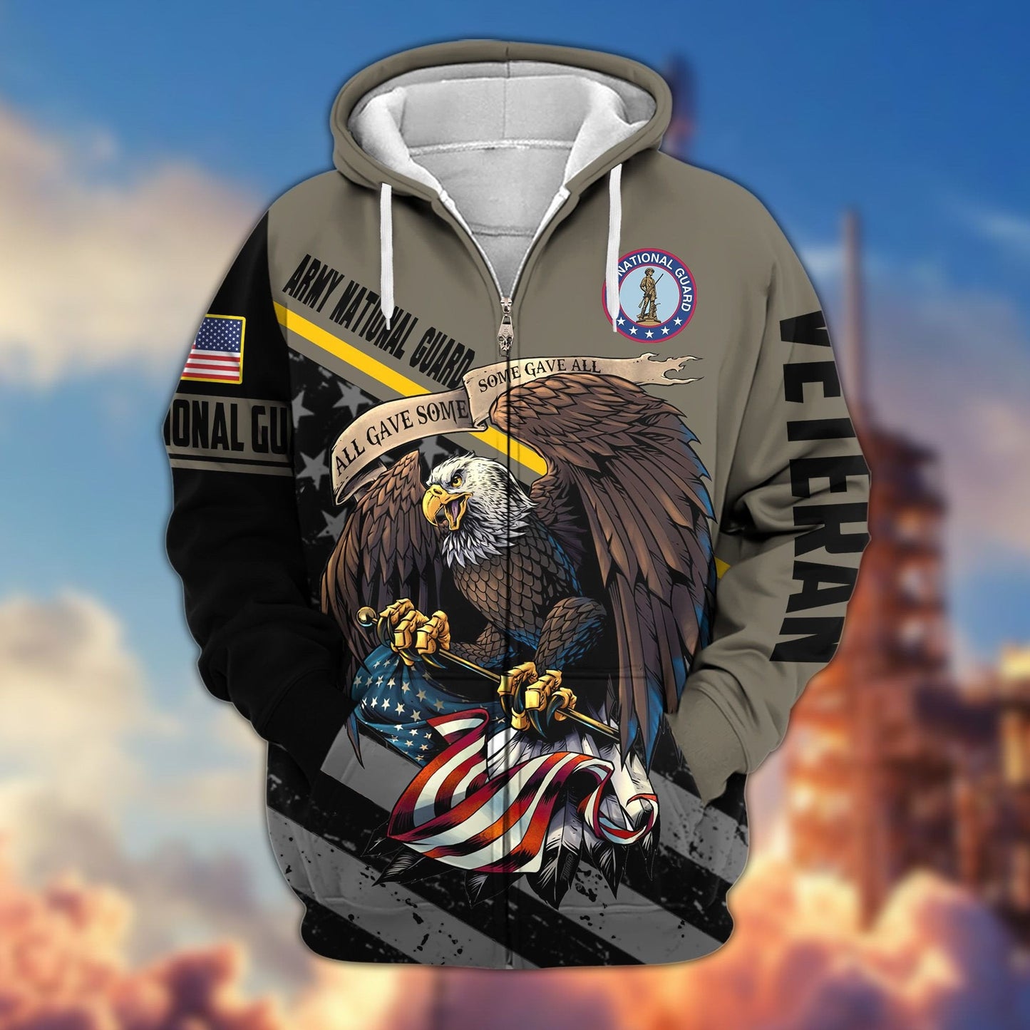 U.S. Veteran Zip Hoodie | Patriotic Gift
