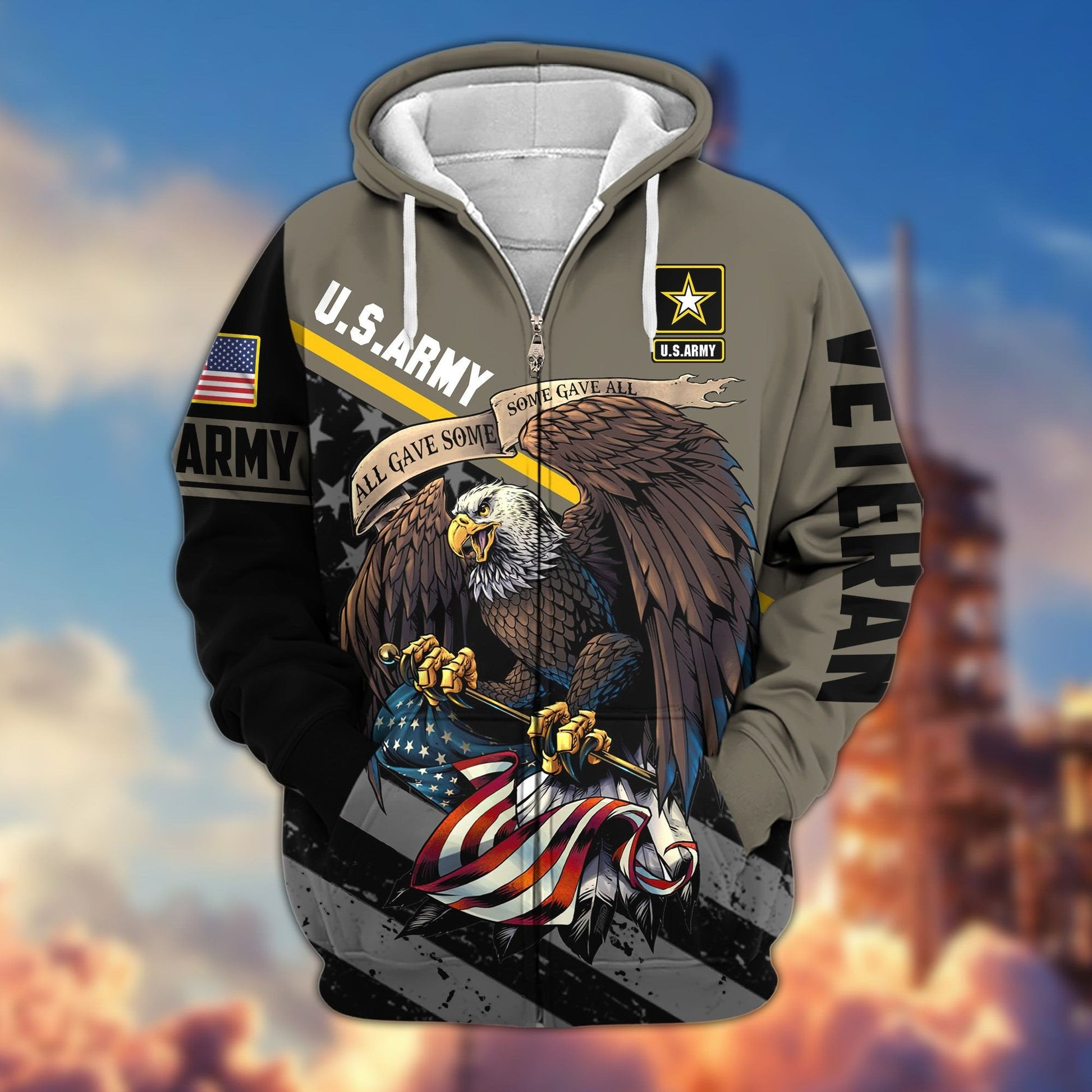 U.S. Veteran Zip Hoodie | Patriotic Gift