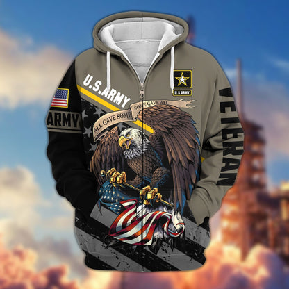 U.S. Veteran Zip Hoodie | Patriotic Gift