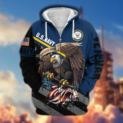 U.S. Veteran Zip Hoodie | Patriotic Gift