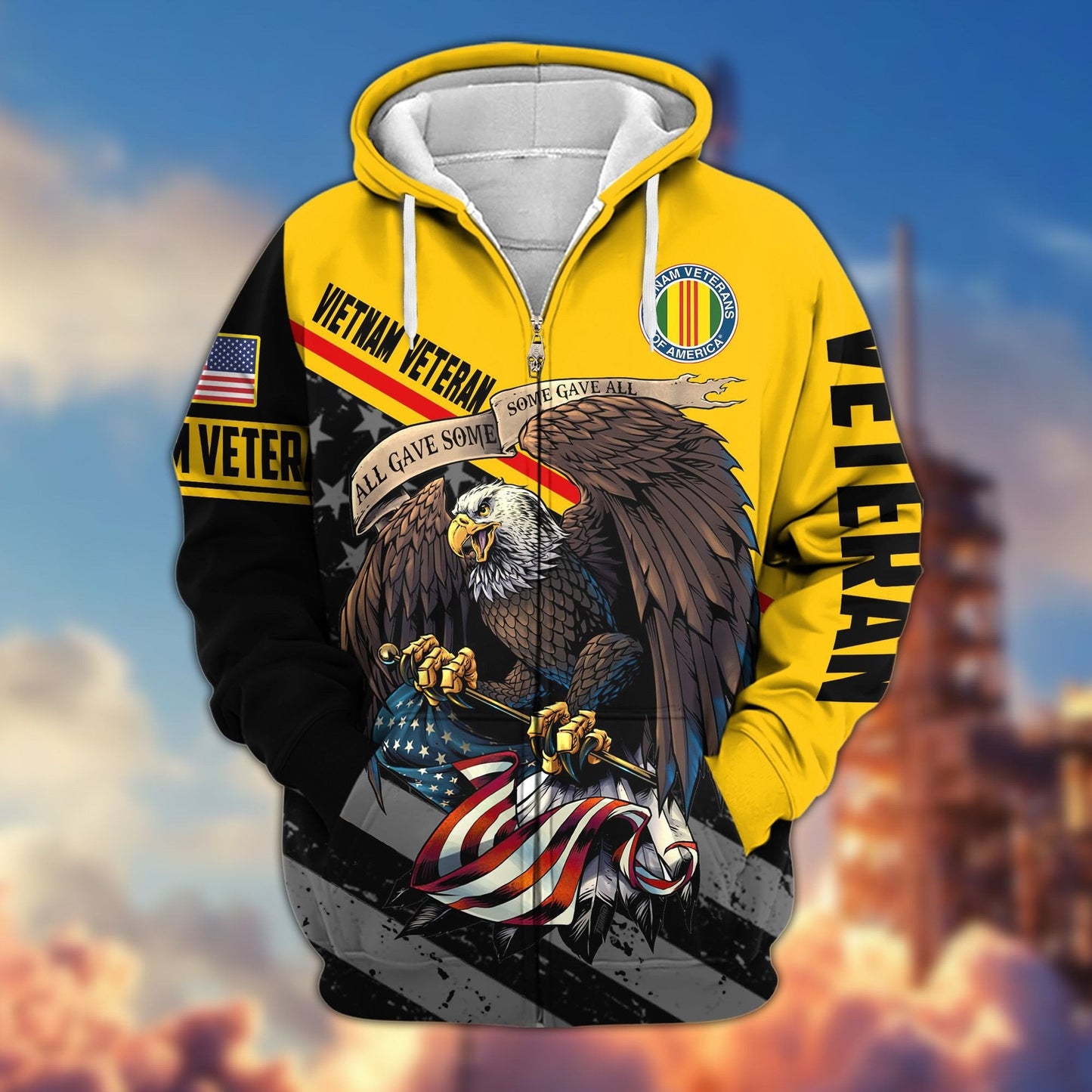 U.S. Veteran Zip Hoodie | Patriotic Gift