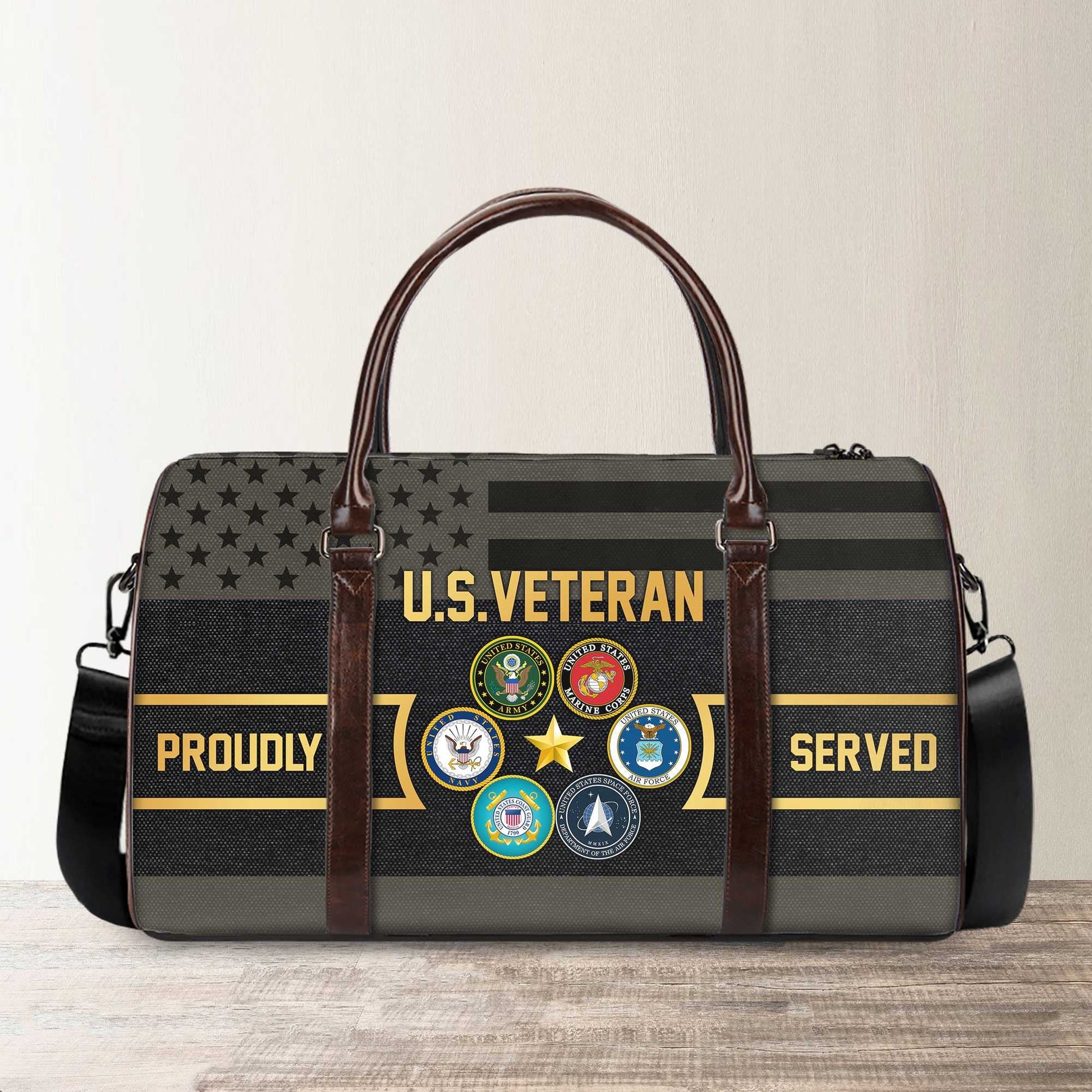 Premium U.S. Veterans Travel Bag | Veteran Gift