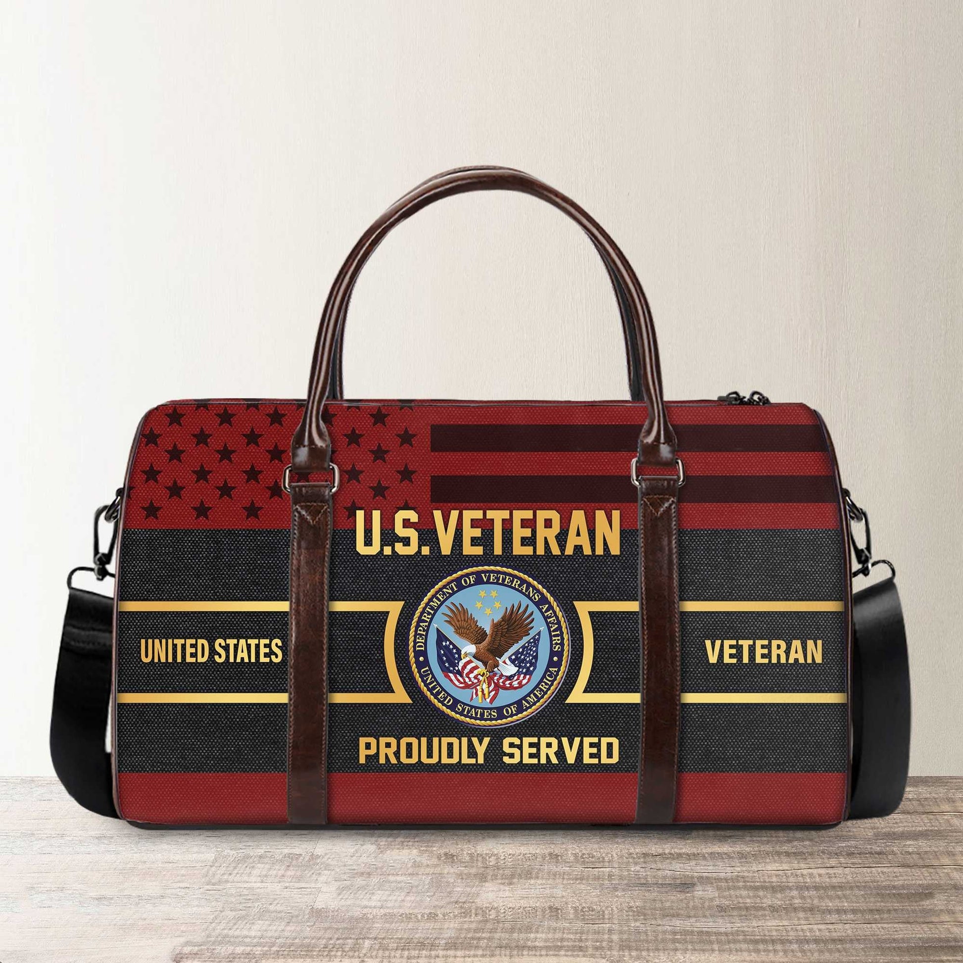 Premium U.S. Veterans Travel Bag | Veteran Gift