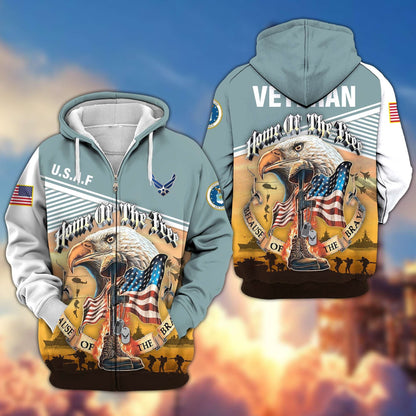 U.S. Veteran Zip Hoodie | Patriotic Gift