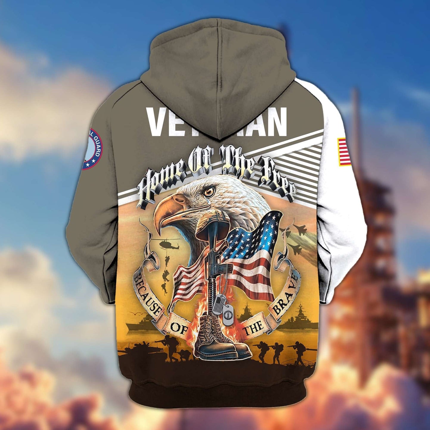 U.S. Veteran Zip Hoodie | Patriotic Gift