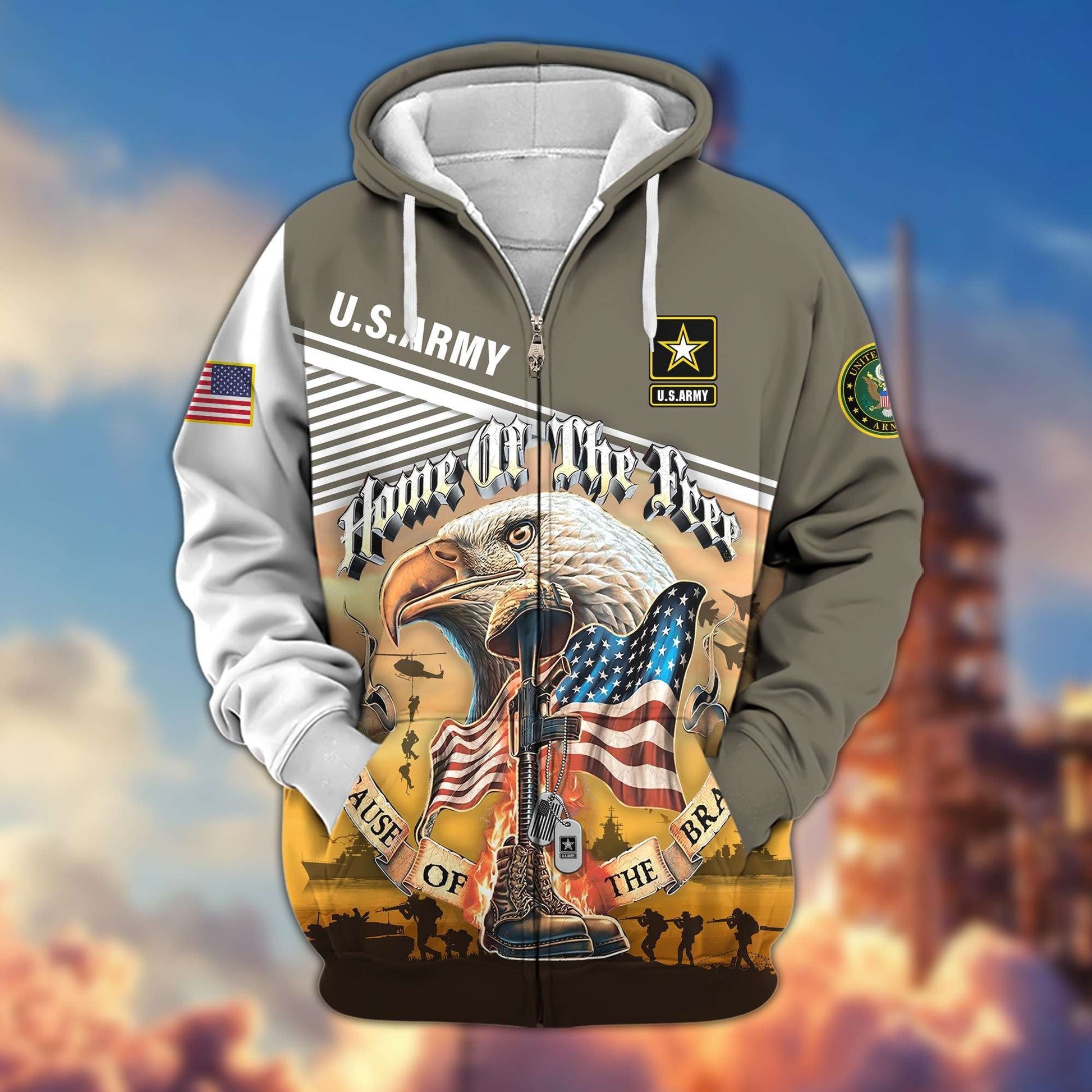 U.S. Veteran Zip Hoodie | Patriotic Gift