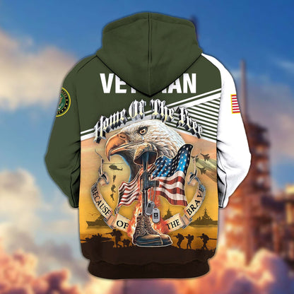 U.S. Veteran Zip Hoodie | Patriotic Gift