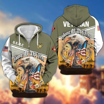 U.S. Veteran Zip Hoodie | Patriotic Gift