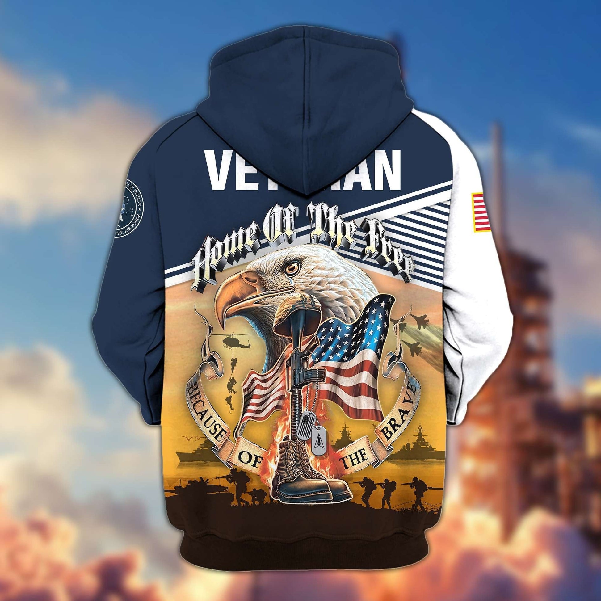 U.S. Veteran Zip Hoodie | Patriotic Gift