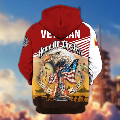 U.S. Veteran Zip Hoodie | Patriotic Gift
