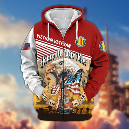 U.S. Veteran Zip Hoodie | Patriotic Gift