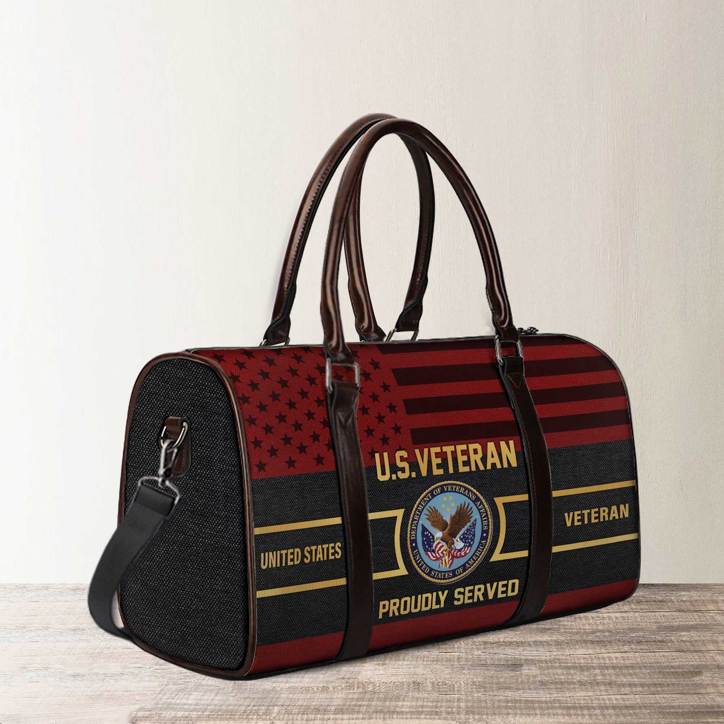 Premium U.S. Veterans Travel Bag | Veteran Gift