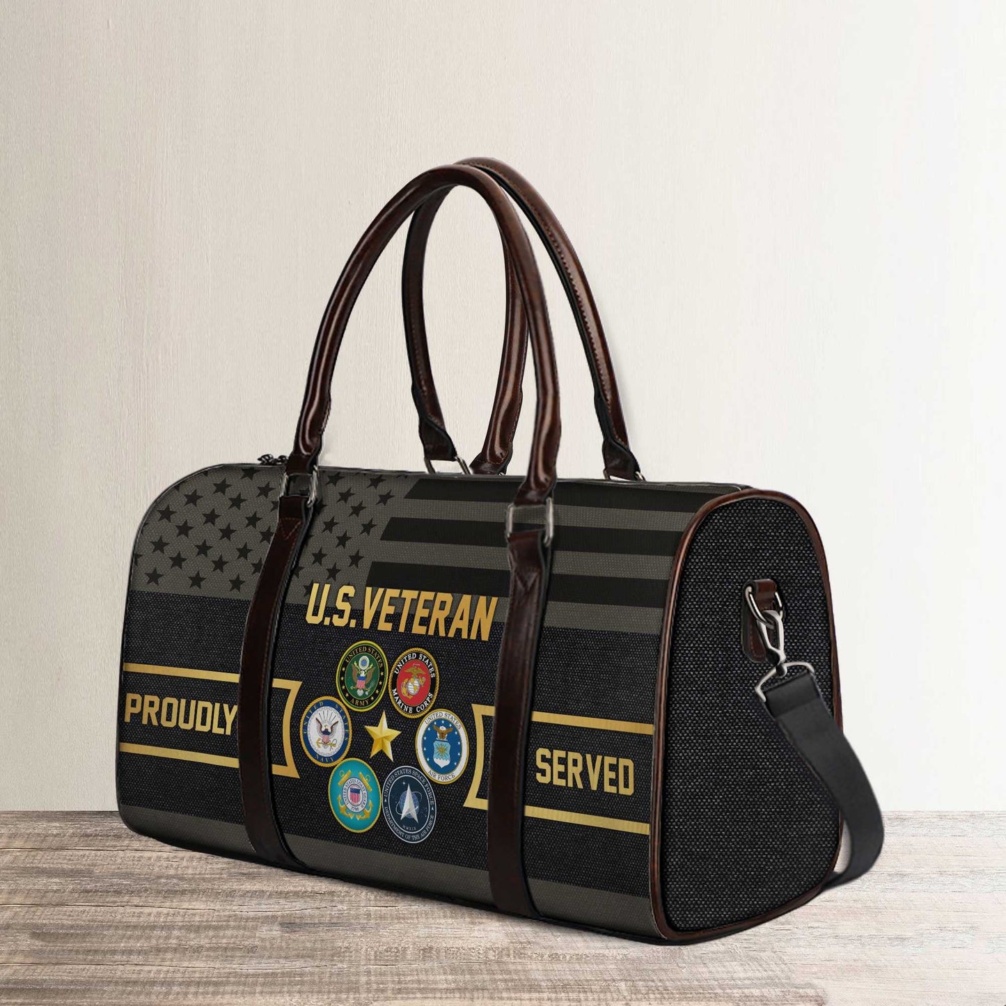 Premium U.S. Veterans Travel Bag | Veteran Gift