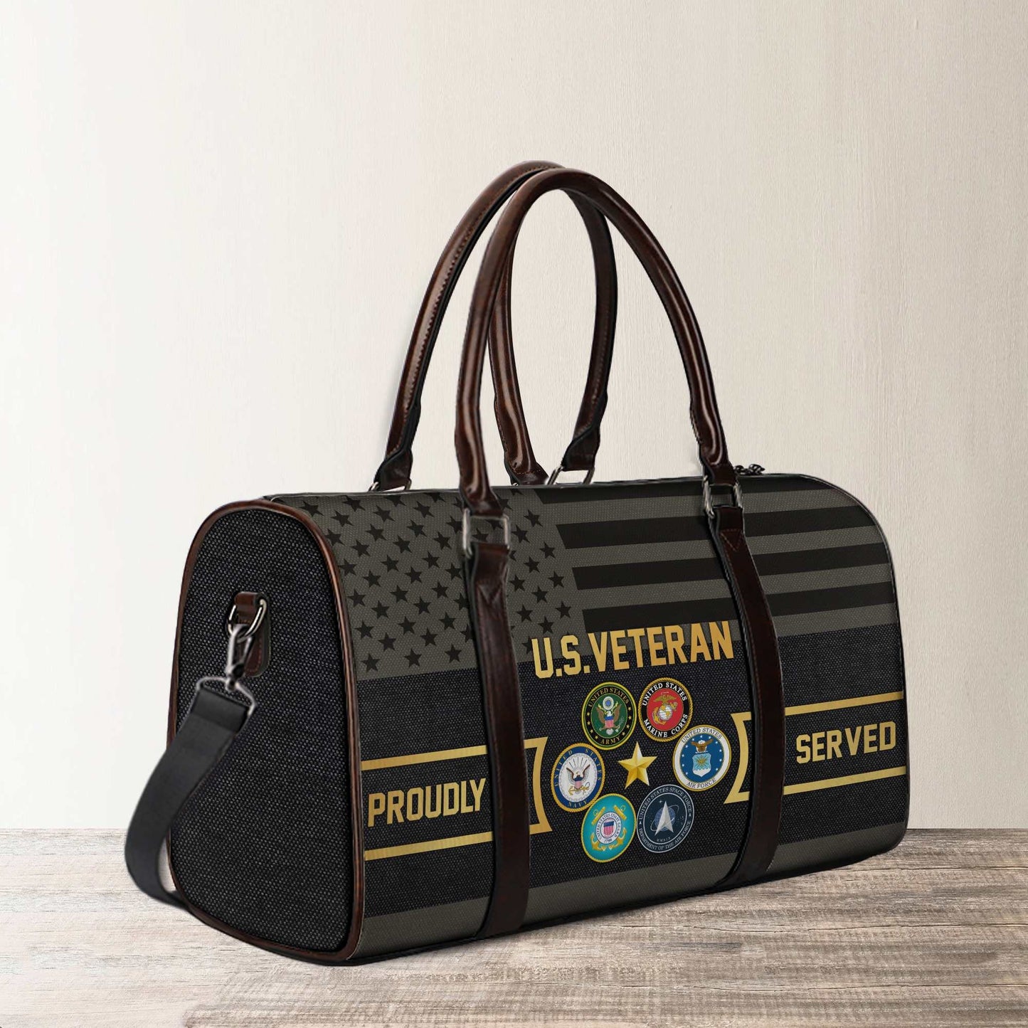 Premium U.S. Veterans Travel Bag | Veteran Gift