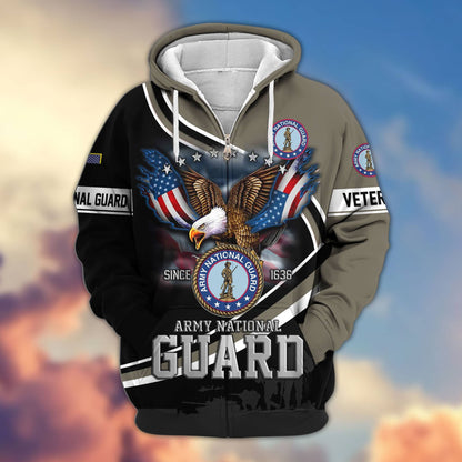 Premium U.S. Veterans Zip Hoodie HG211012 | Veteran Gift