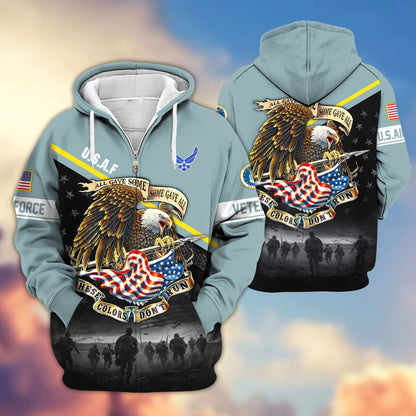 Premium U.S. Veterans Zip Hoodie HG281013 | Veteran Gift