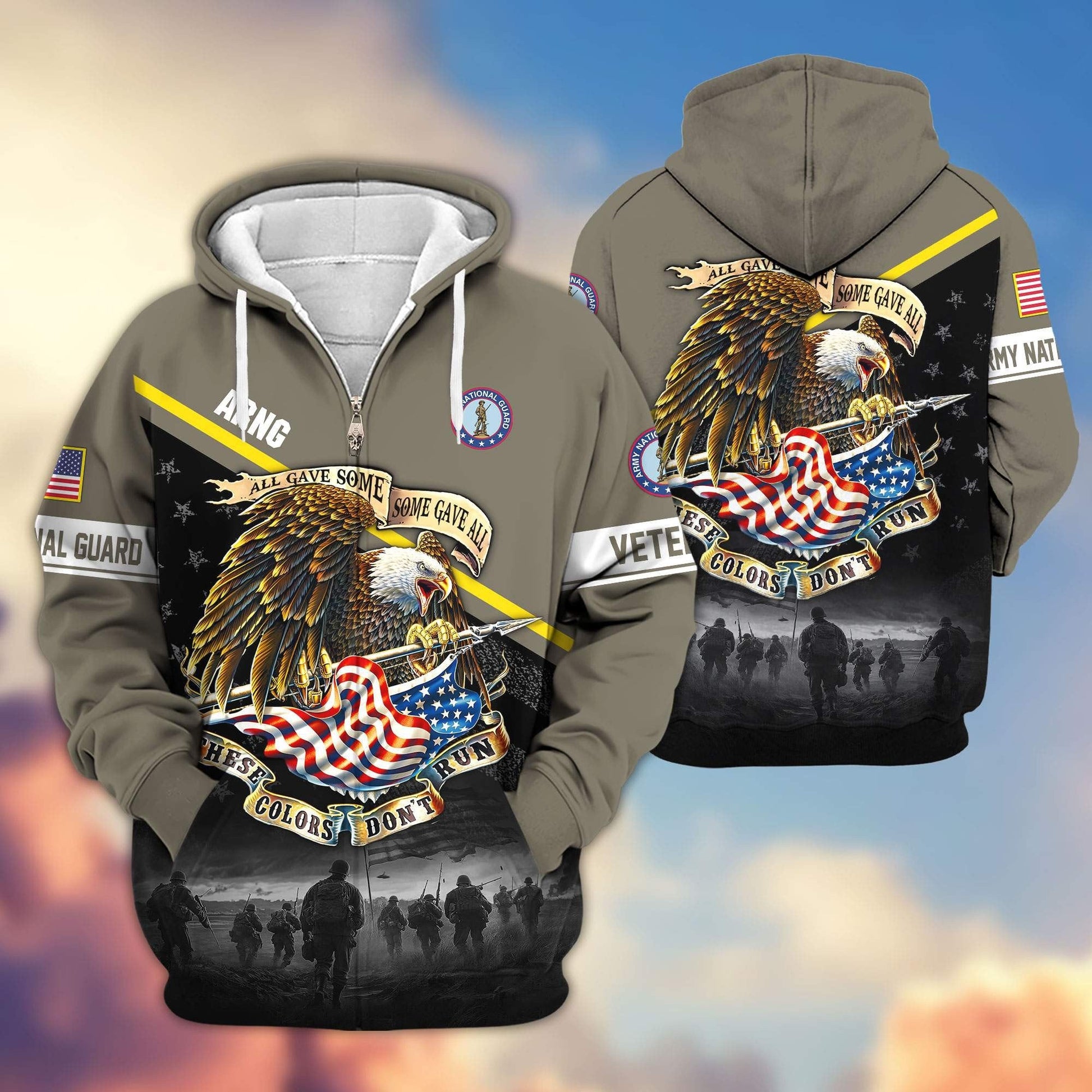 Premium U.S. Veterans Zip Hoodie HG281013 | Veteran Gift