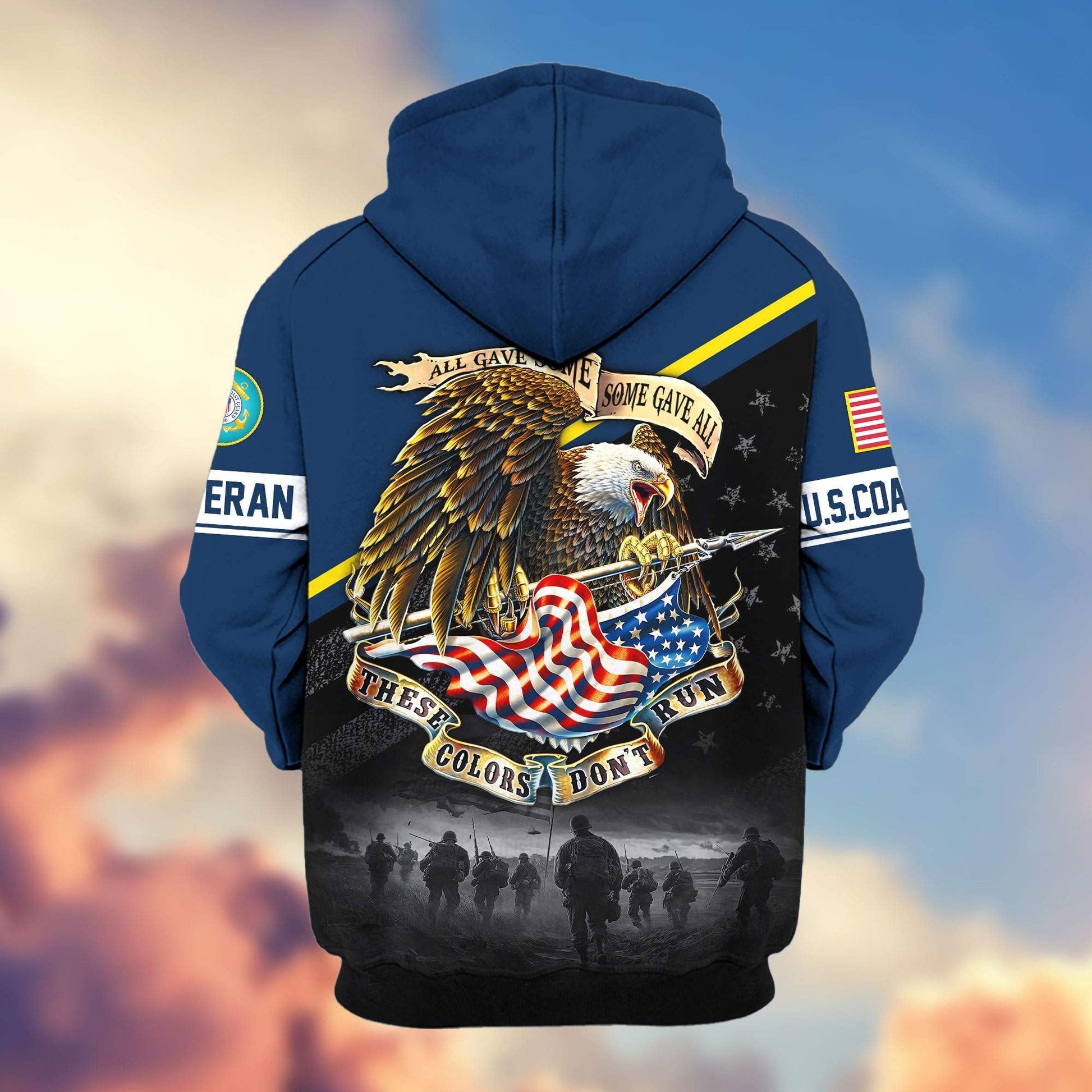 Premium U.S. Veterans Zip Hoodie HG281013 | Veteran Gift
