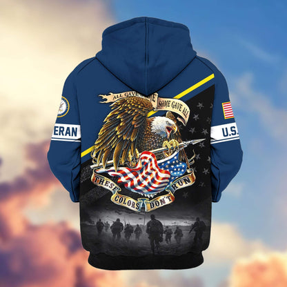Premium U.S. Veterans Zip Hoodie HG281013 | Veteran Gift