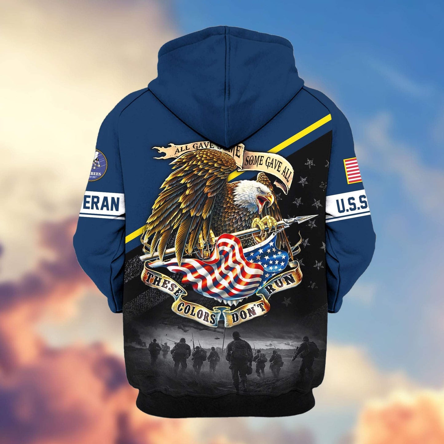 Premium U.S. Veterans Zip Hoodie HG281013 | Veteran Gift