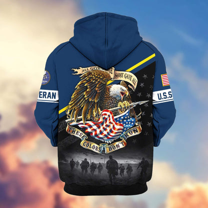 Premium U.S. Veterans Zip Hoodie HG281013 | Veteran Gift