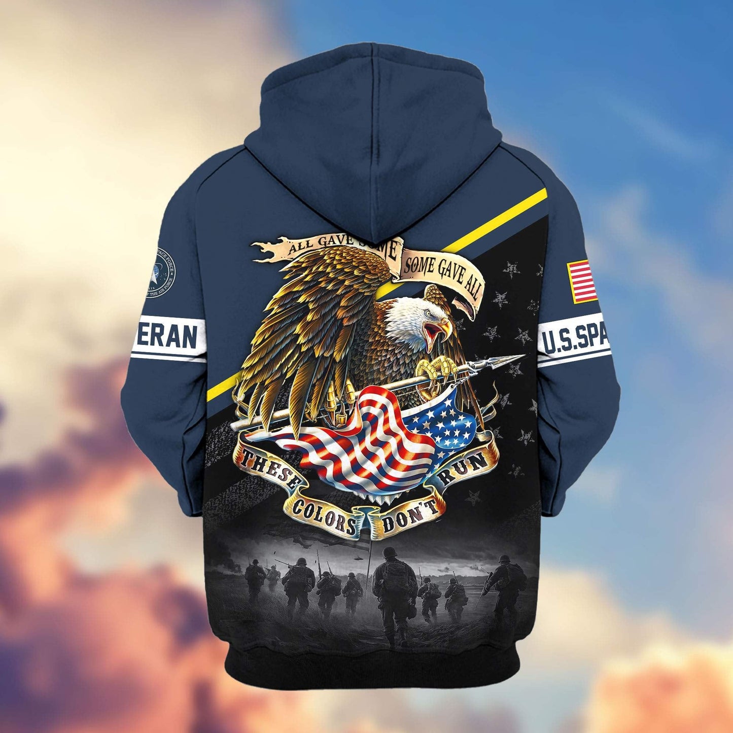 Premium U.S. Veterans Zip Hoodie HG281013 | Veteran Gift
