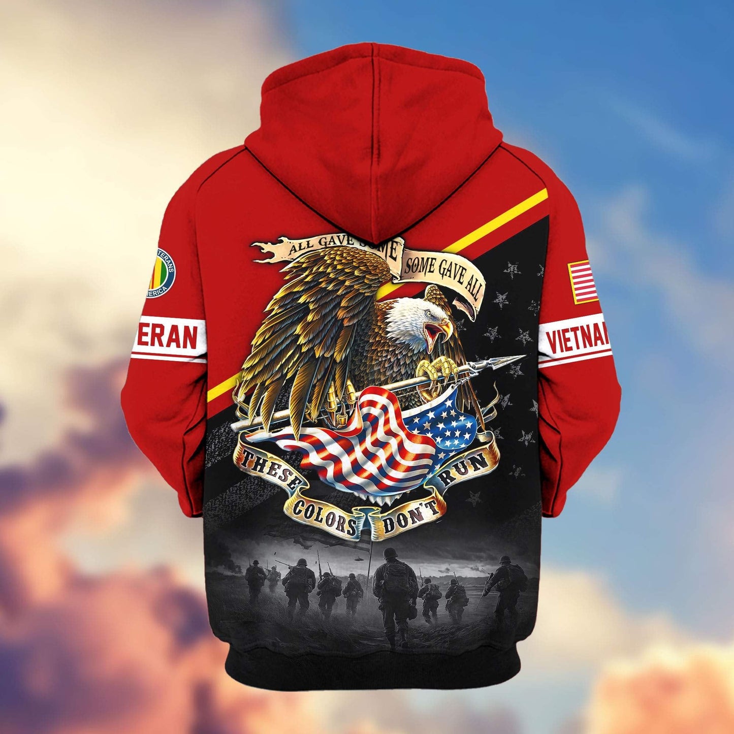 Premium U.S. Veterans Zip Hoodie HG281013 | Veteran Gift