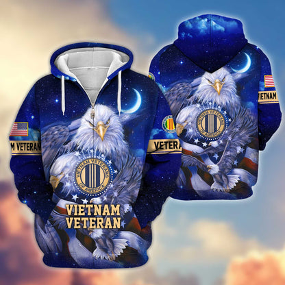 Premium U.S. Veterans Zip Hoodie HG041112 | Veteran Gift
