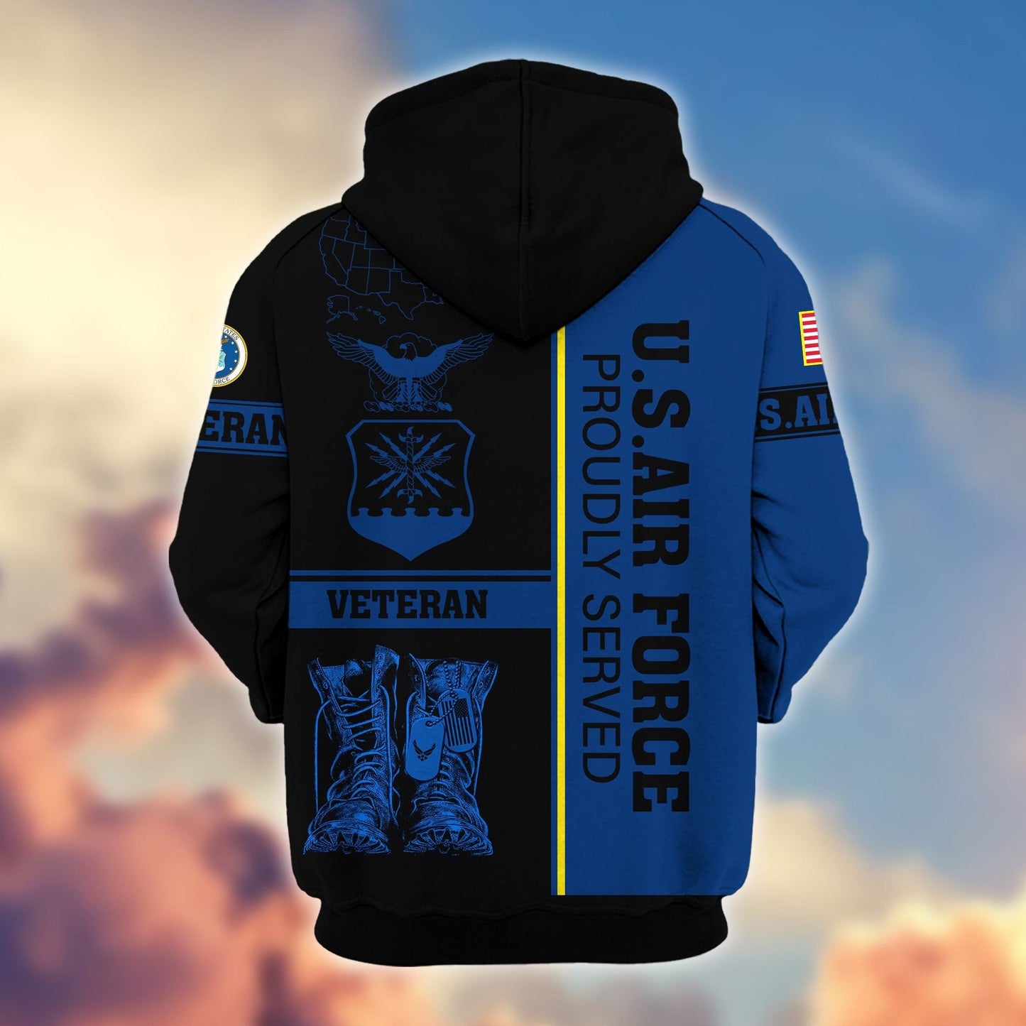 U.S. Veteran Zip Hoodie | Patriotic Gift