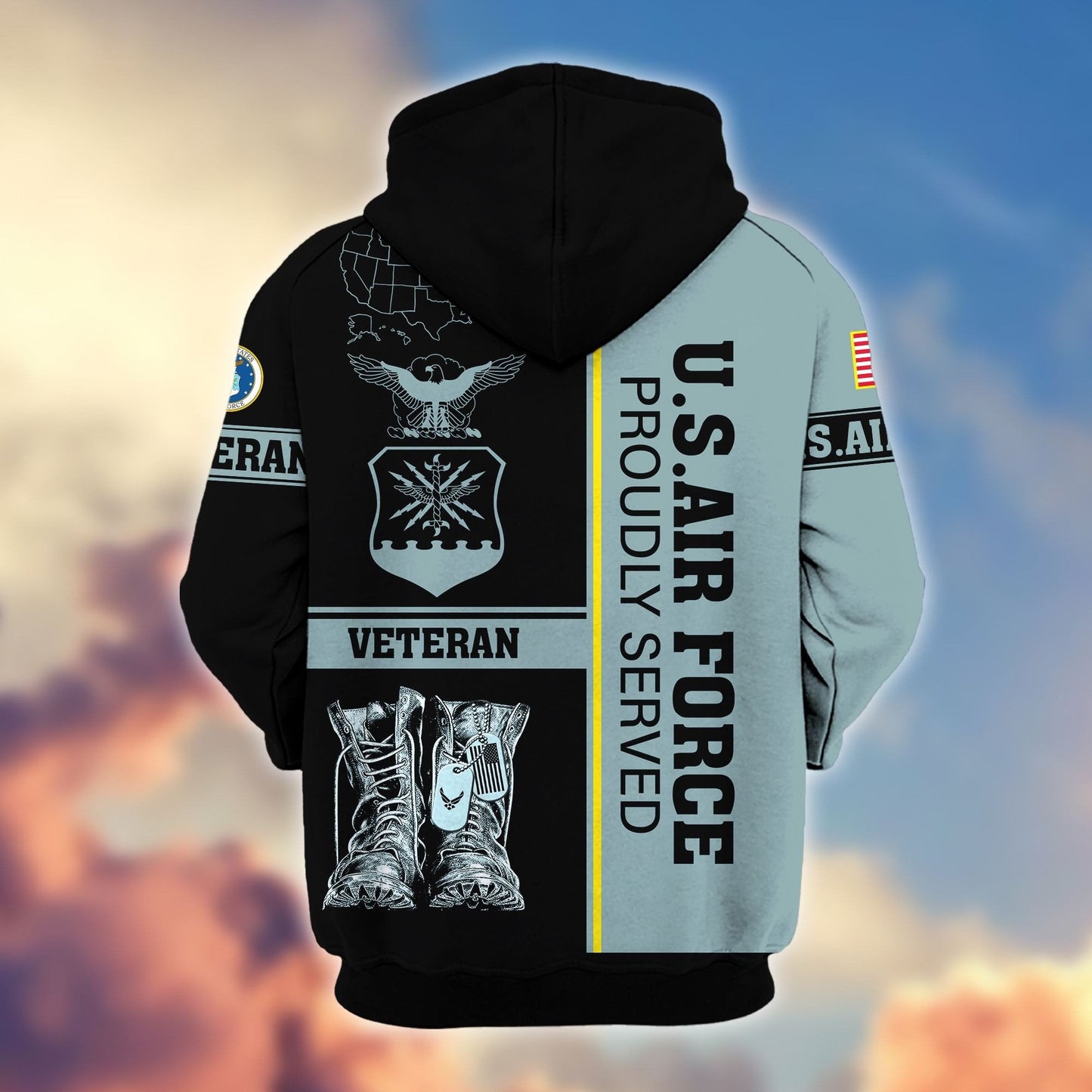 U.S. Veteran Zip Hoodie | Patriotic Gift