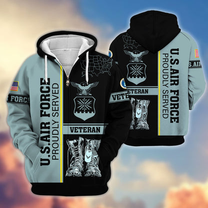 U.S. Veteran Zip Hoodie | Patriotic Gift