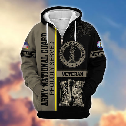 U.S. Veteran Zip Hoodie | Patriotic Gift