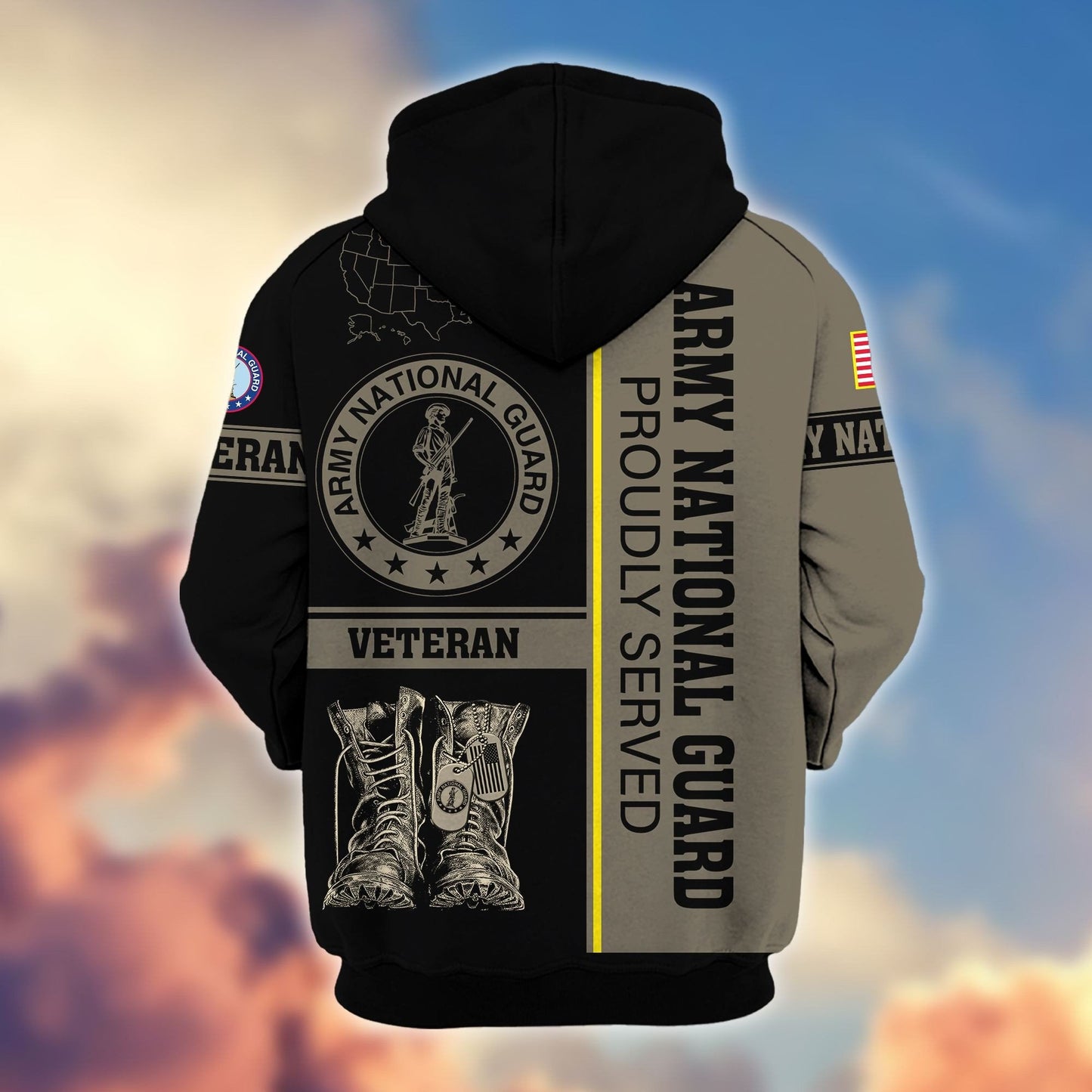U.S. Veteran Zip Hoodie | Patriotic Gift