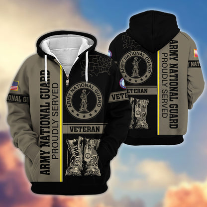 U.S. Veteran Zip Hoodie | Patriotic Gift