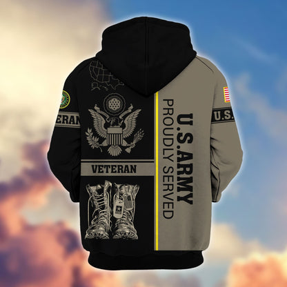 U.S. Veteran Zip Hoodie | Patriotic Gift