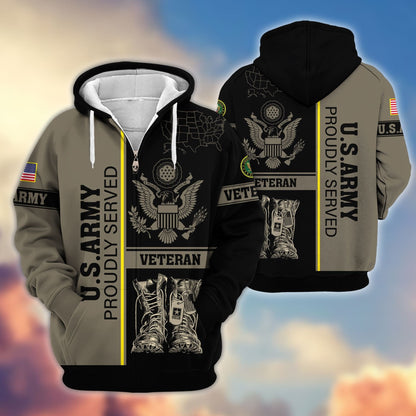 U.S. Veteran Zip Hoodie | Patriotic Gift