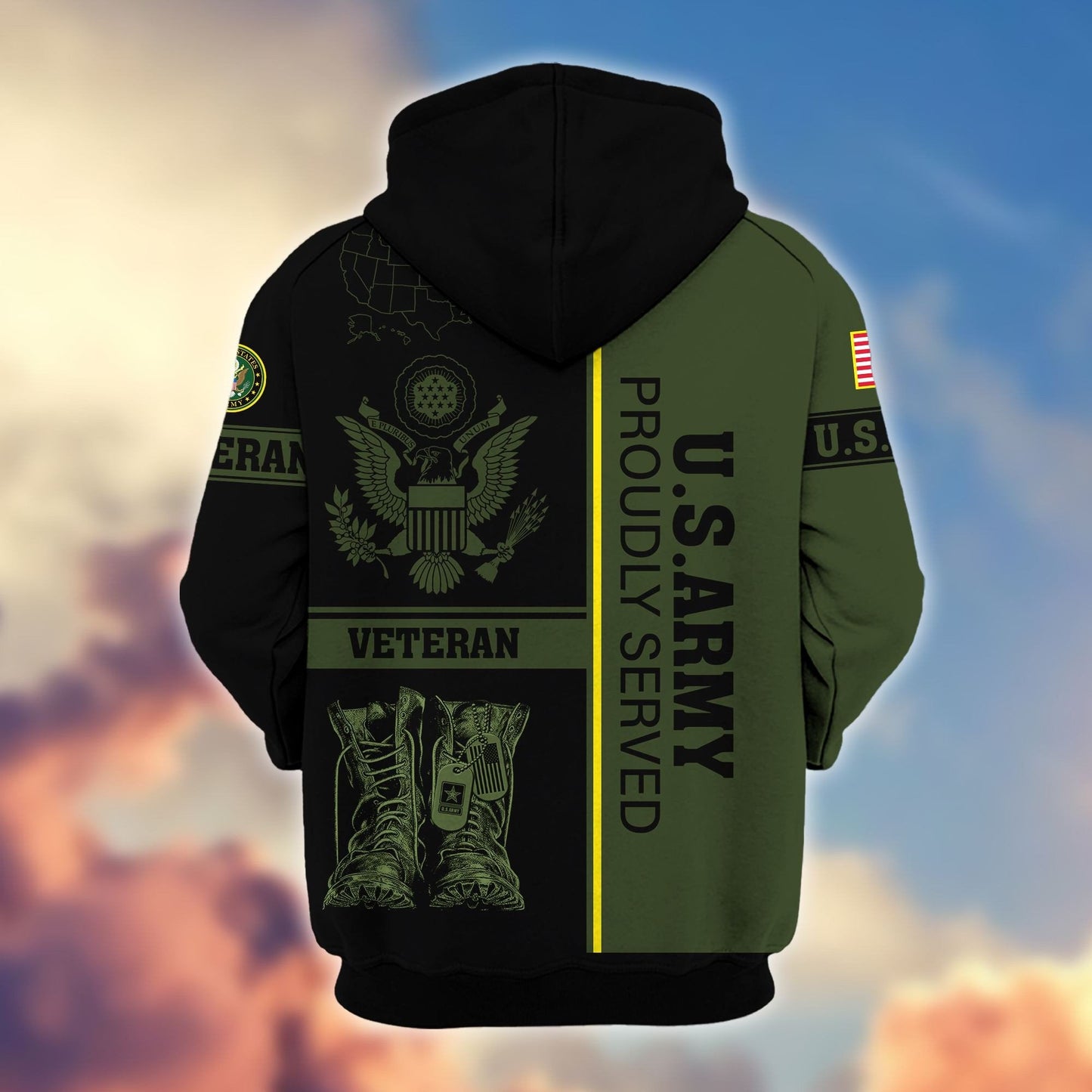 U.S. Veteran Zip Hoodie | Patriotic Gift