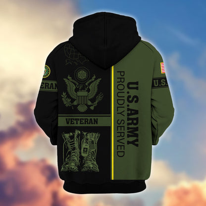 U.S. Veteran Zip Hoodie | Patriotic Gift