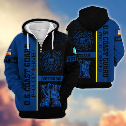 U.S. Veteran Zip Hoodie | Patriotic Gift
