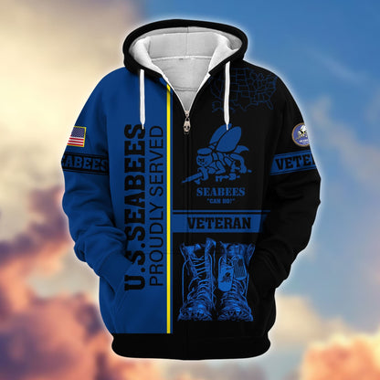 U.S. Veteran Zip Hoodie | Patriotic Gift