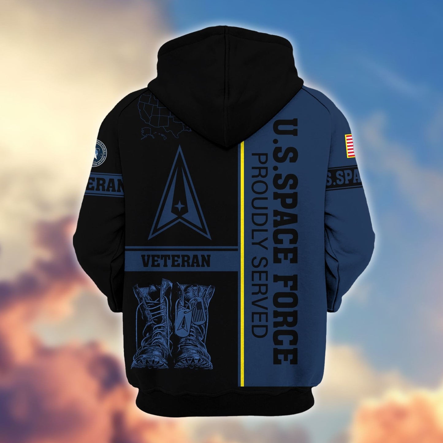 U.S. Veteran Zip Hoodie | Patriotic Gift