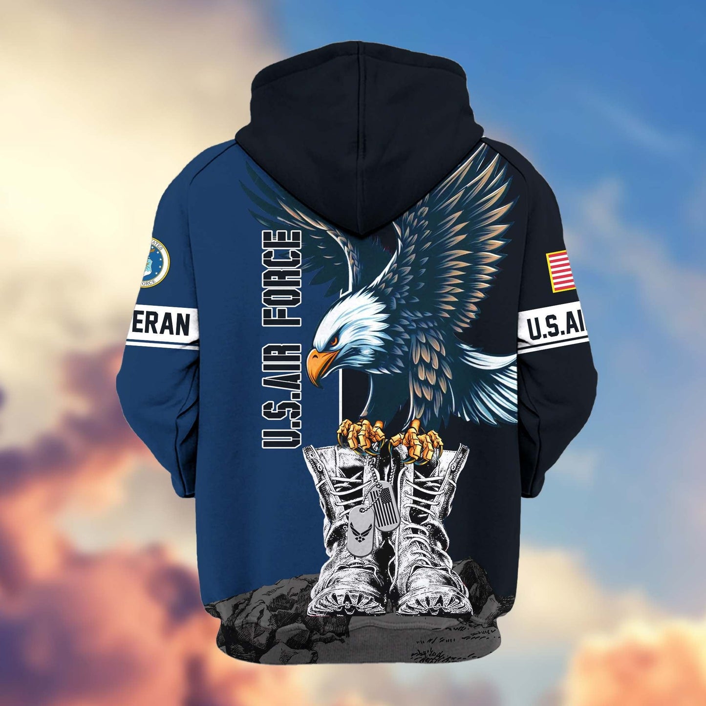 U.S. Veteran Zip Hoodie | Patriotic Gift