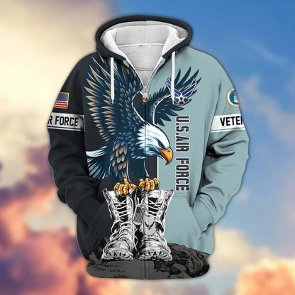 U.S. Veteran Zip Hoodie | Patriotic Gift