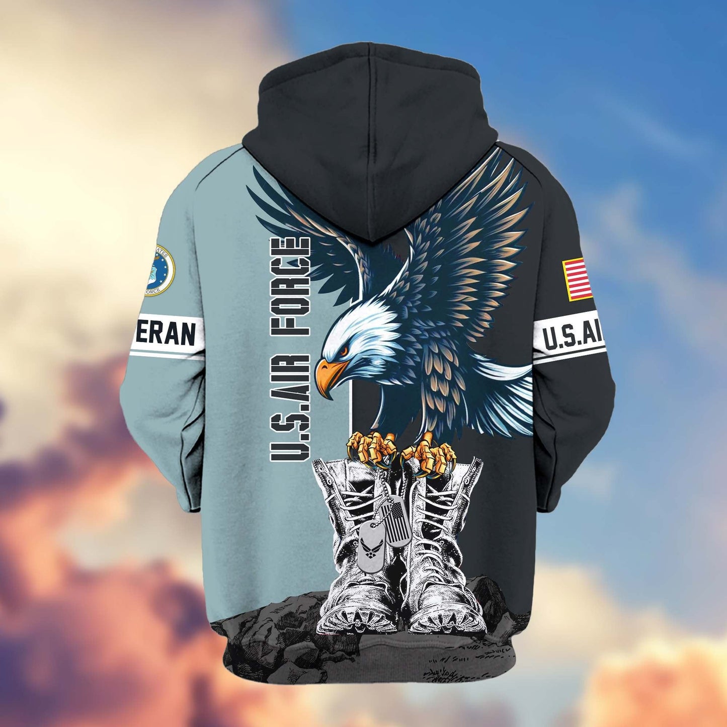 U.S. Veteran Zip Hoodie | Patriotic Gift