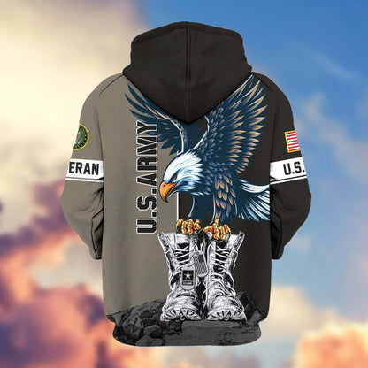 U.S. Veteran Zip Hoodie | Patriotic Gift